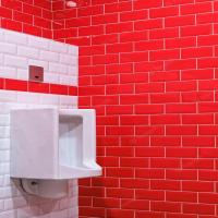 Vertical Urinal bathroom 