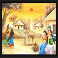 Village Wall Painting