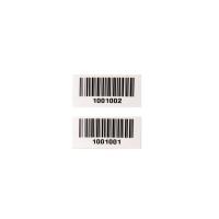 vinyl barcode sticker, strong adhesive backing