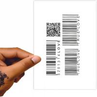waterproof barcode sticker, best adhesive, soft