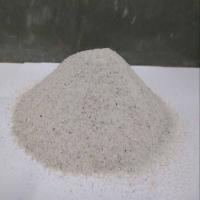White Appearance silica sand, grain size distribution
