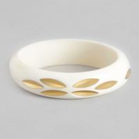 White Bangles Bracelets Image