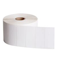 White Barcode Sticker, Synthetic Paper material