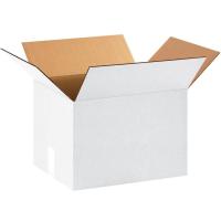 White Cardboard Boxes, Bleached outer kraft sheet Image