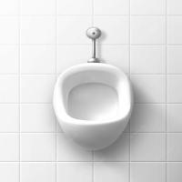 White Ceramic Male Urinal