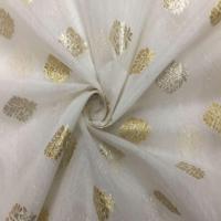White Chanderi Silk Fabric