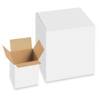 White Corrugated Carton, Bleached outer layer Image