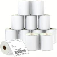 White Direct Thermal Barcode Label, Bright white