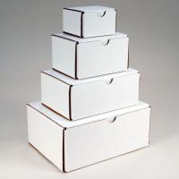 White Duplex Corrugated Box, Glossy white duplex layer