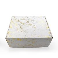 White Kraft Printed Corrugated Box, Clean white kraft