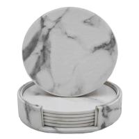 White Marble Coaster 