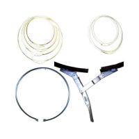 White Nylocking Rings