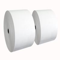 White Oji Thermal Paper Jumbo Rolls, Plain pattern