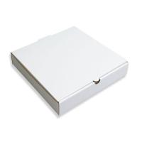 white pizza box, Bleached board, semi-gloss coat Image
