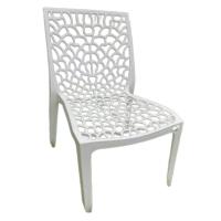 White Plastic Chairs, Indoor, outdoor usage, sturdy
