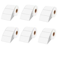 White Roll Barcode Label, premium quality paper Image