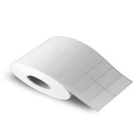 White Roll Barcode Label, premium quality paper