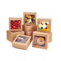 Window Cut Printed Corrugated Box, Transparent view Image