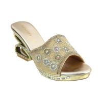 Zari Work Bridal Sandals Flat Heels Wedding Collection