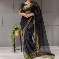 Womens Chiffon Saree