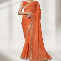 Womens Georgette Saree Image