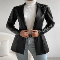 Womens Leather Blazer