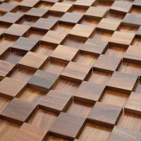 wood mosaic wall tile, Natural wood grain pieces