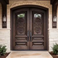 Wooden Double Door, Multi point 5 way locking system