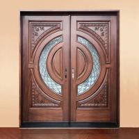 Wooden Front Door, Rust finishing, long-lasting