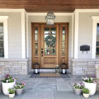 Wooden Front Door, Rust finishing, long-lasting