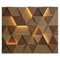 Wooden Wall Panelling Designs Square Shaped Wooden Tiles