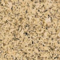 Premium Polished Yellow Crystal Granite Smooth Texture Slab