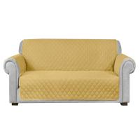 Yellow Quilted Sofa 