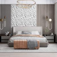 Zigzag Fold 3D Wall Tile, Angular wave tile structure Image
