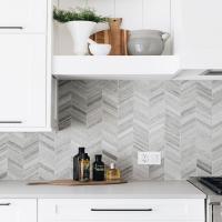 Zigzag Fold 3D Wall Tile, Angular wave tile structure