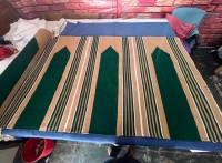 Masjid Suff Cotton Janamaz Musalla Mosque, Handloom Cotton Musalla Acreylic Cotton Images