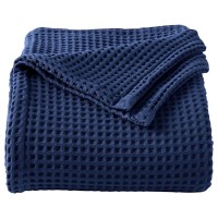 Breathable blanket waffle cotton, machine wash Images