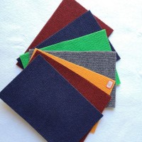 Colorful Striped Nonwoven Carpet, Rectangular Images