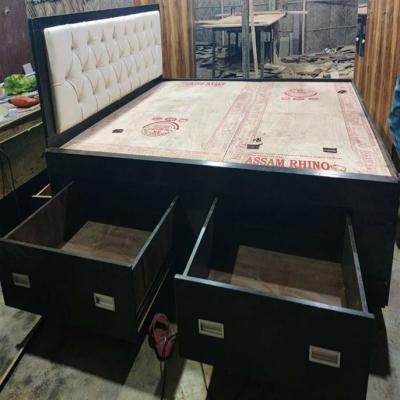 Double Plywood Cushion Bed, Plywood material, Home use Images