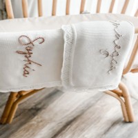 Embroidered Blanket Baby, serves multiple purposes Images
