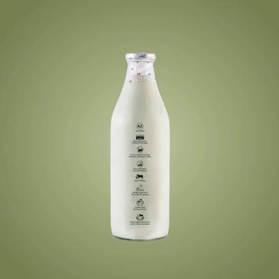 Glass Bottle Desi Cow Milk, Vitamin d, calcium ,  Images