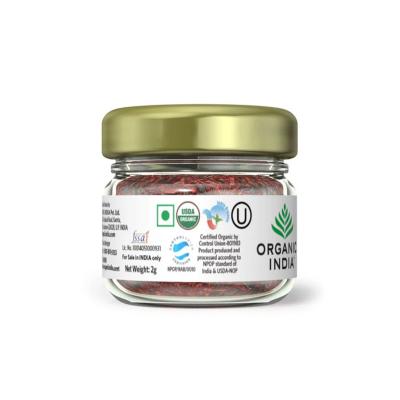 India Organic Saffron, Threads form, 2.0 gram quantity,  Images