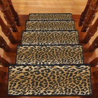 Leopard Stair Runner Carpet Comfortable And soft Images