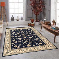 Machine Made Oriental Rugs Overstitch pattern across Images