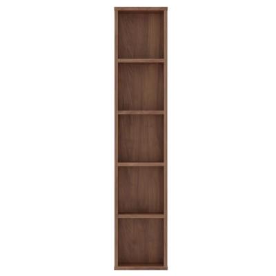 Narrow Wood Bookshelf, Led lights and storage cabinet,  Images