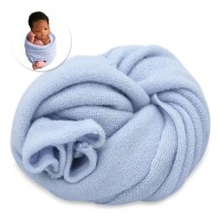 Comfortable to touch newborn knit wrap blanket Images