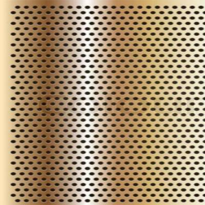 Perforated Brass Sheet, Material Brass alloy Images