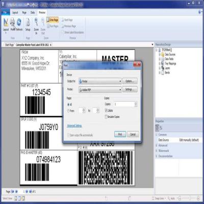 Quickprint Barcode Generator Software, Fast output,  Images