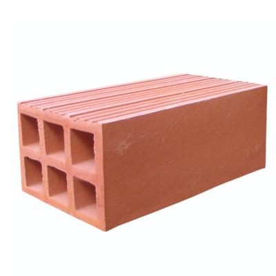 Rectangular red clay hollow brick, customized,  Images