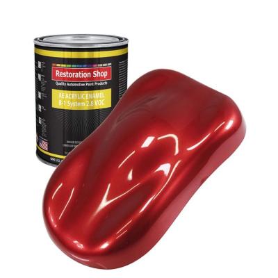 Red Car Paints, Acrylic type, Tin package, Coverage Images